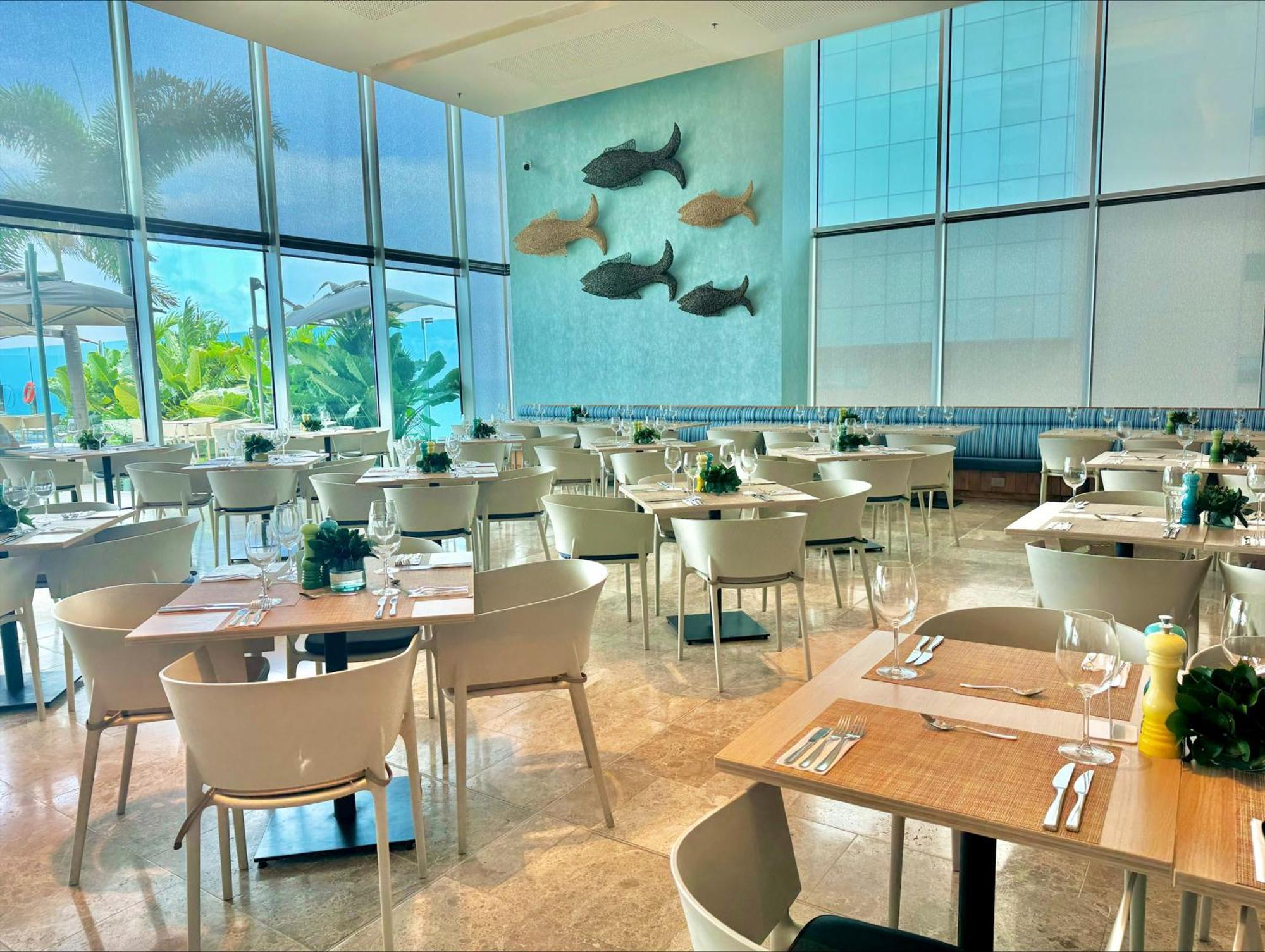 Estelar Cartagena De Indias Hotel Y Centro De Convenciones Bagian luar foto The interior of the restaurant